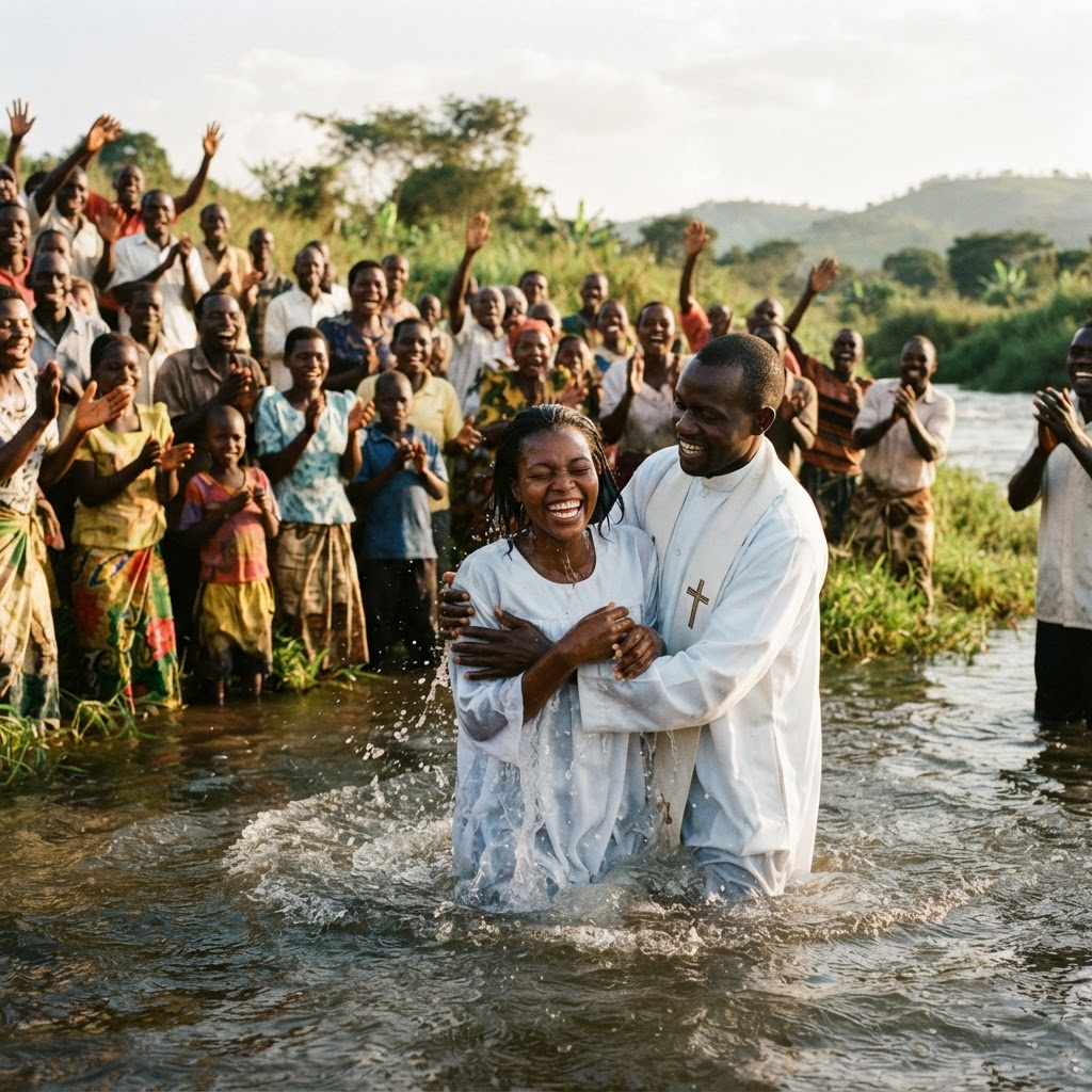 A joyful baptism celebration